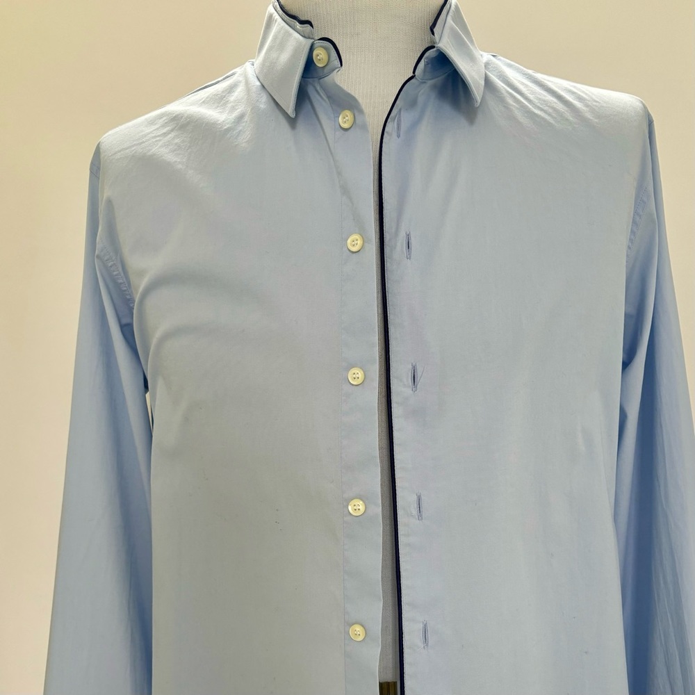 Armani.  Men’s XL blue long sleeve shirt.